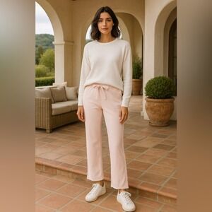 Frank & Eileen Bella Triple Fleece Sweatpants Pink M Made in USA